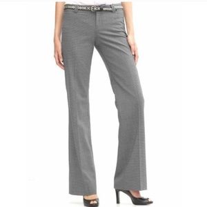 banana republic | harrison fit wide bootcut trouser light grey 6